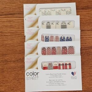 Color Street Festive Nail Polish Strips Set